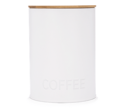 Pote Porta Mantimentos Para Café Canister Branco