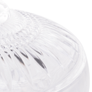 Potiche Bomboniere com Pé de Cristal 22cm Queen