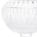 Potiche Bomboniere com Pé de Cristal 22cm Queen