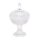 Potiche Bomboniere com Pé de Cristal 22cm Queen