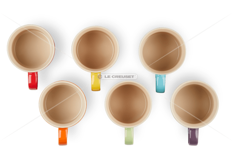Set De 6 Canecas Espresso Cerâmica Gift Collection Le Creuset - 100 ml