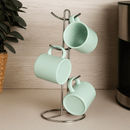 Suporte para Caneca e Xicara em Aço Cromado 15,2cm