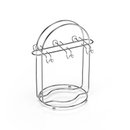 Suporte Para Xicara De Café Art Cook Aço Cromado