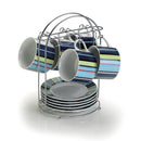 Suporte Para Xicara De Chá Art Cook Aço Cromado