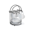 Suporte Para Xícaras De Cafe Preto