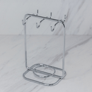 Suporte para Xicaras e Pires de Café Aço Cromado