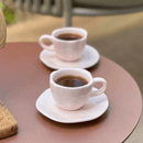 Xícara de Café com Pires Pink Sand 75ml