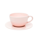 Xícara De Chá Com Pires Mia Cristal Milenial Rosa - 200 Ml
