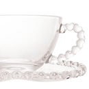 Xícara para Chá com Pires Borda Coração - 170 ml