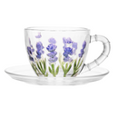 Xícara de Chá com Pires Lavanda 220ml